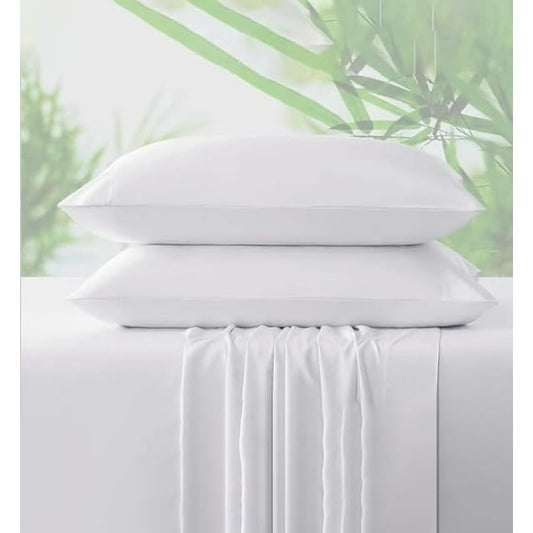 Blissbayweave 400 Thread Count Pillowcases Set of 2-100% Egyptian Cotton Pillow Cases with Long-Staple Combed Pillows for Sleeping, Soft & Silky Bed Pillow Cover Queen